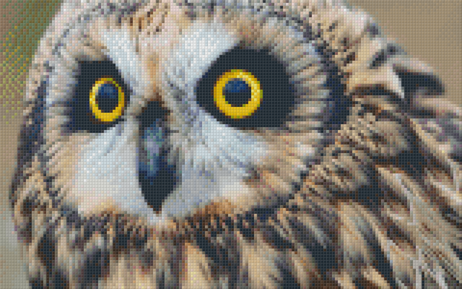 Pixelhobby Klassik Vorlage - Eule