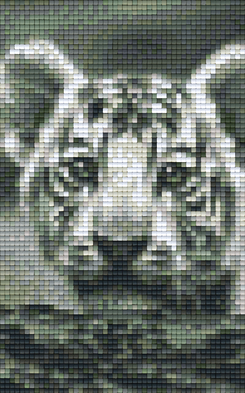 Pixelhobby Klassik Vorlage - Weißes Tigerbaby