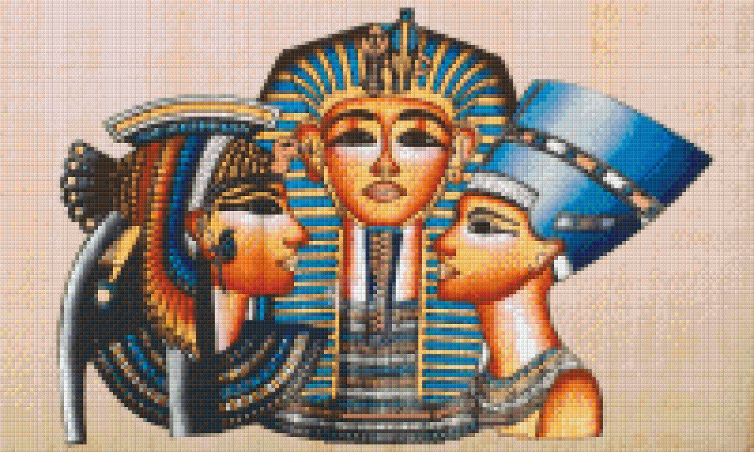 Pixelhobby Klassik Vorlage - Ägypthische Könige