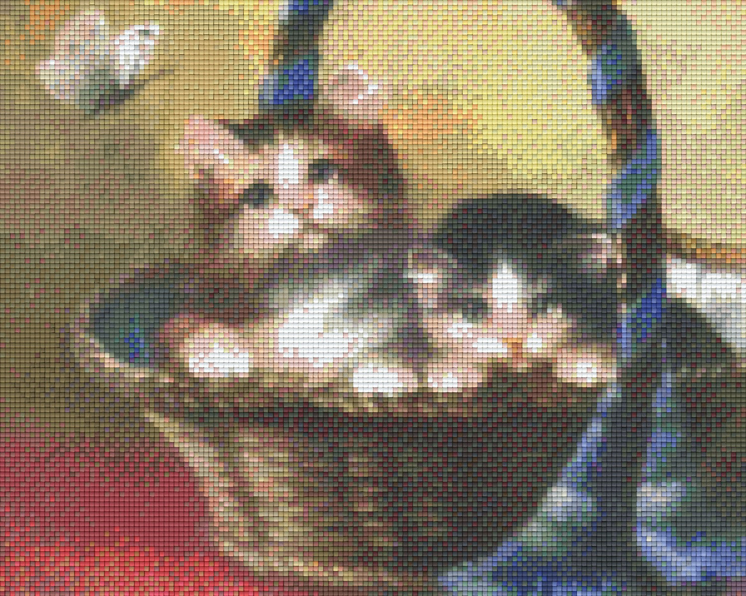 Pixelhobby Klassik Vorlage - Wer kommt da?