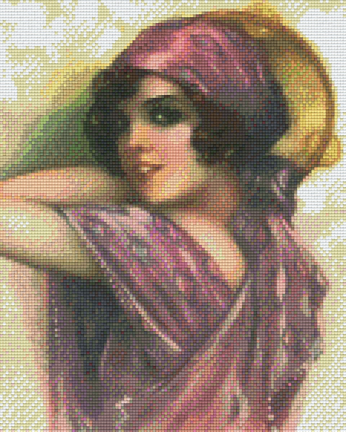 Pixelhobby Klassik Vorlage - Zigeunerin in violet