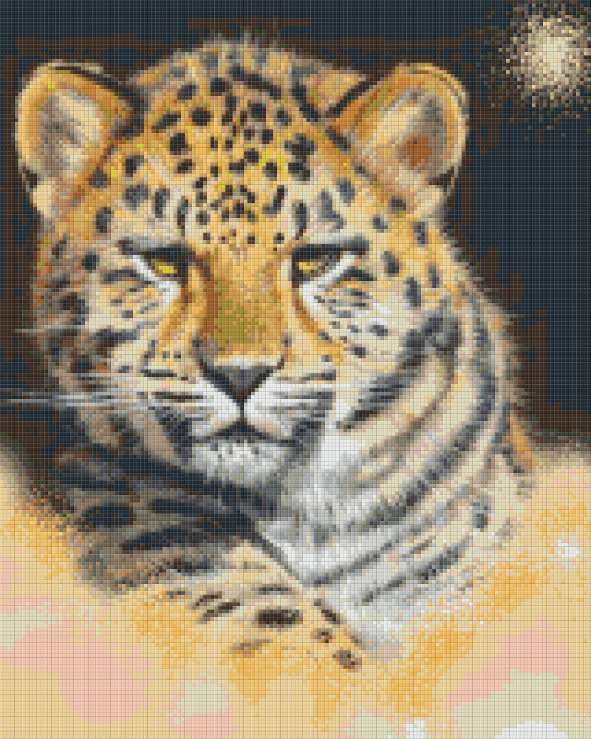 Pixelhobby Klassik Vorlage - Leo in den Wolken