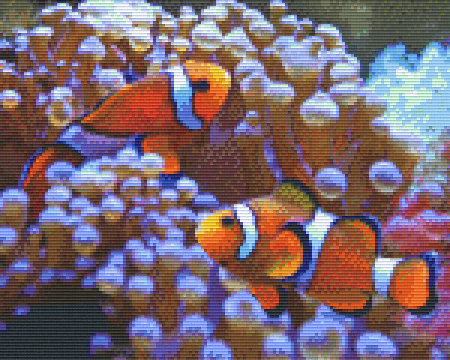 Pixelhobby Klassik Vorlage - Clownfische
