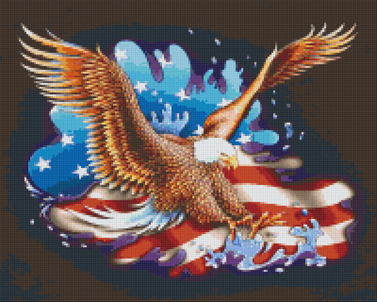 Pixelhobby Klassik Vorlage - Amerikaner