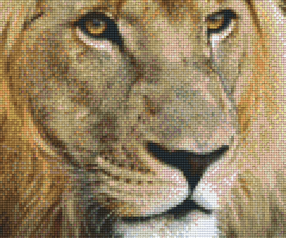 Pixelhobby Klassik Vorlage - Löwe
