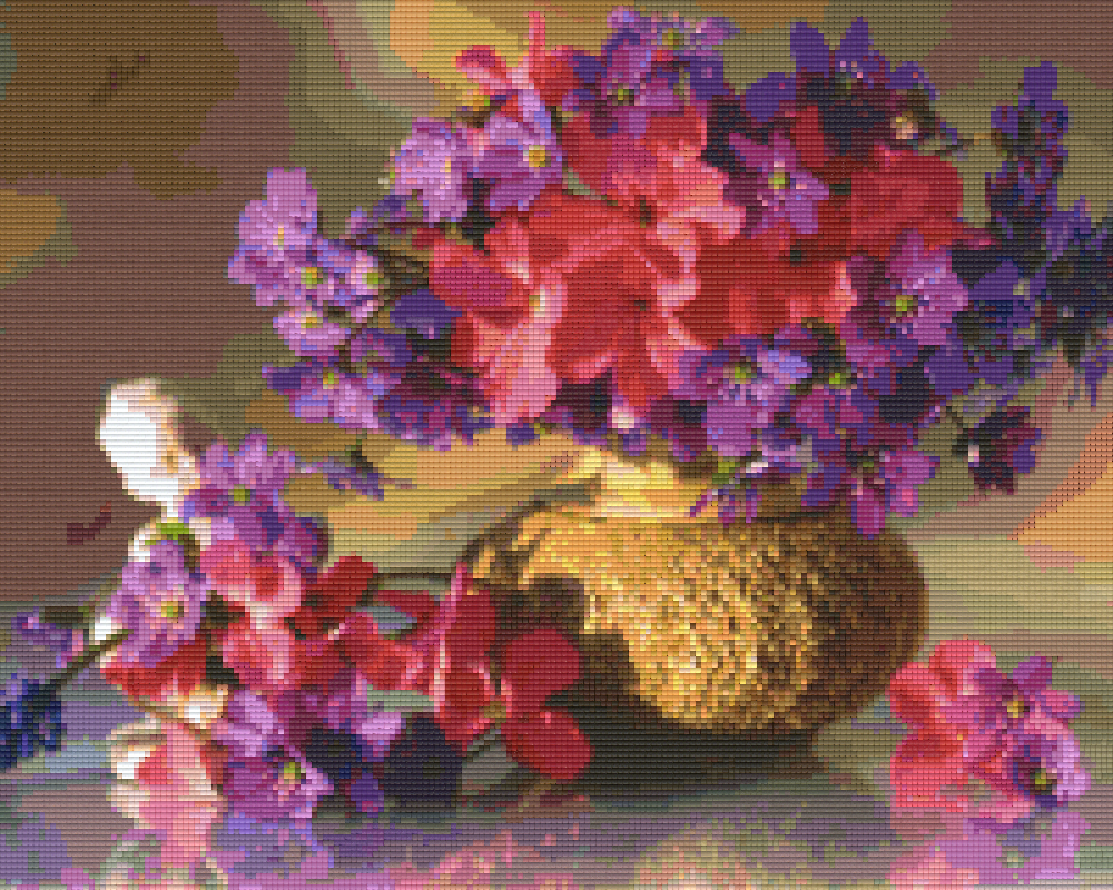 Pixelhobby Klassik Vorlage - Blumenbouquet