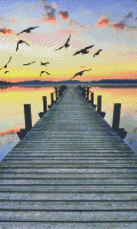 Pixelhobby Klassik Vorlage - Pier