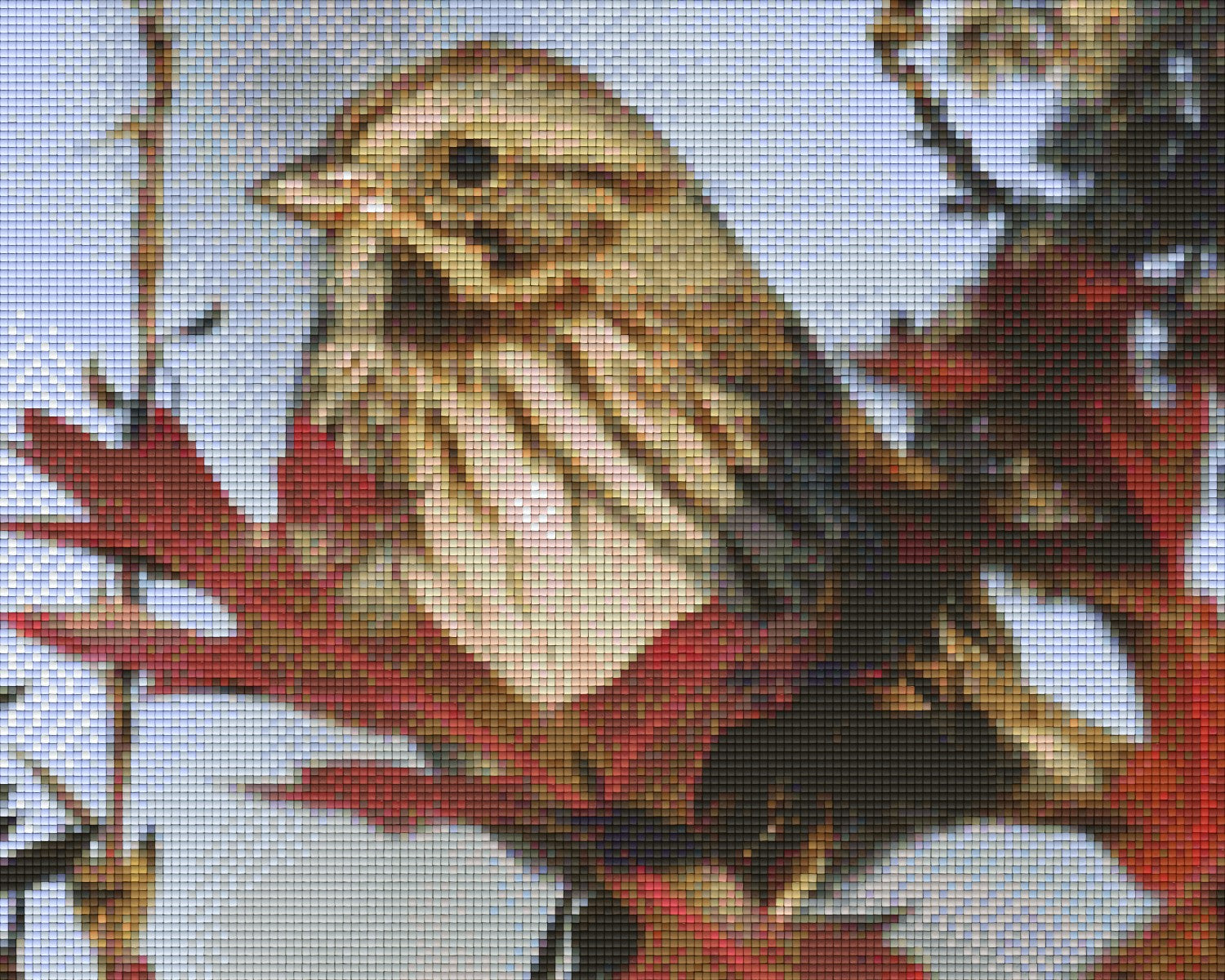 Pixelhobby Klassik Vorlage - Spatz