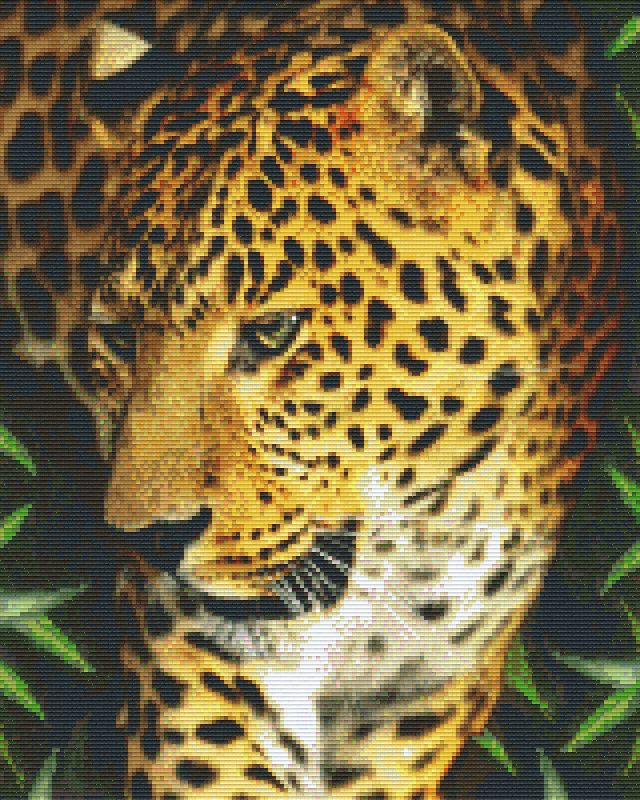 Pixelhobby Klassik Vorlage - Leopard