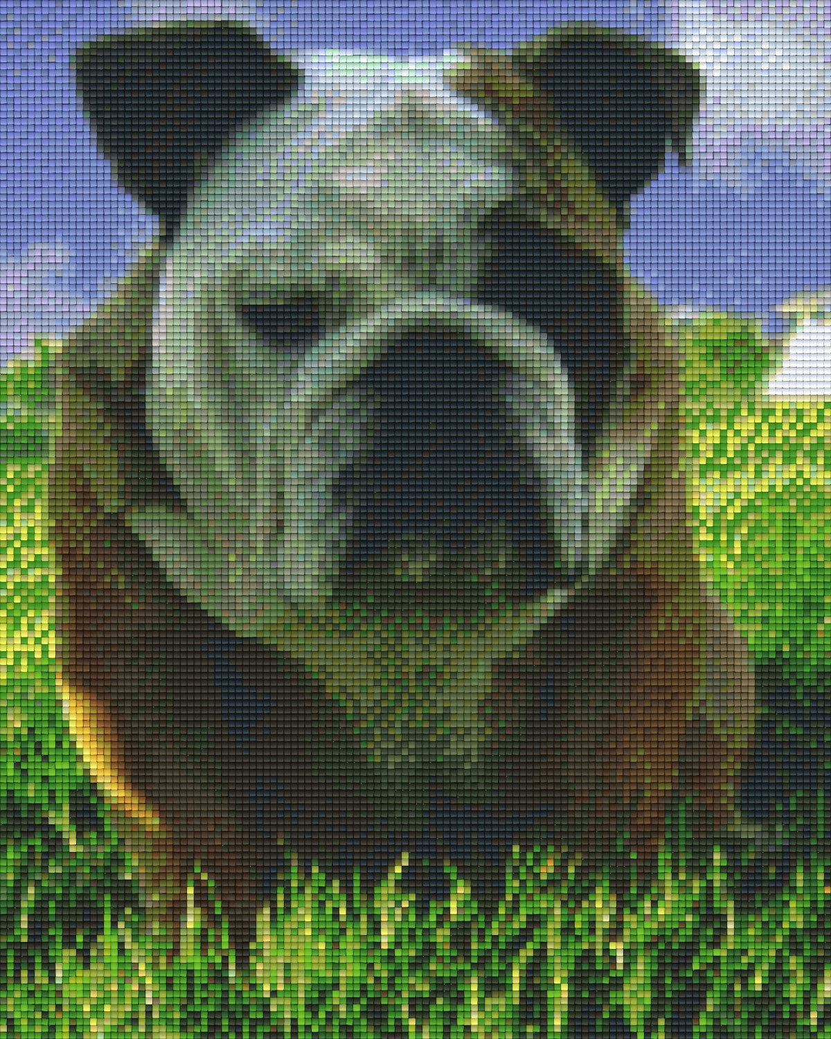 Pixelhobby Klassik Vorlage - englische Bulldogge