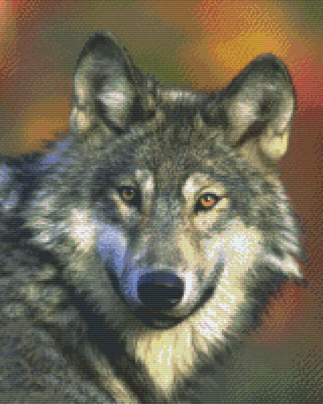 Pixelhobby Klassik Vorlage - Wolf