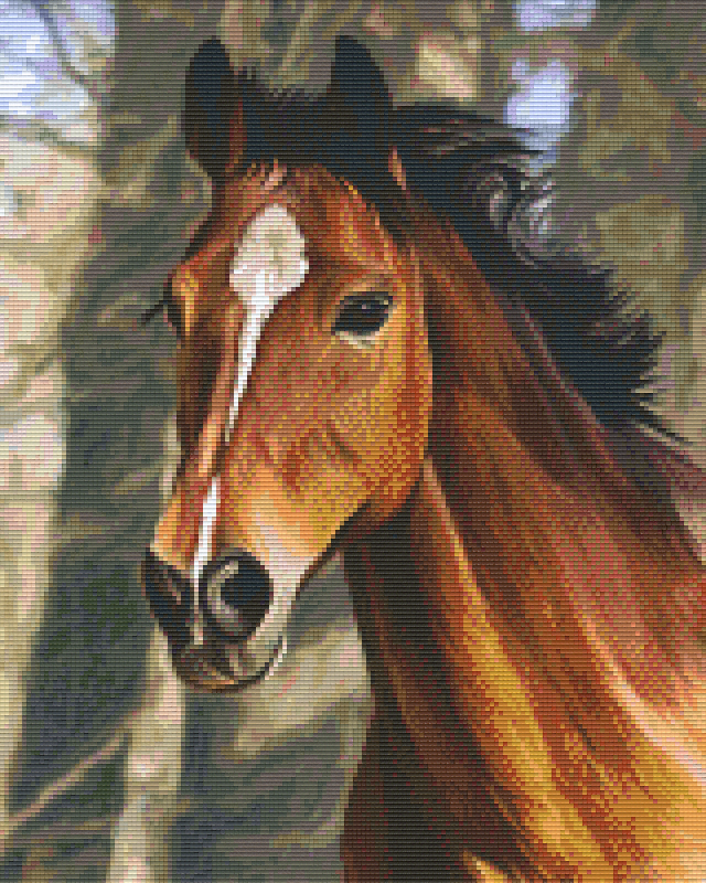 Pixelhobby Klassik Vorlage - Pferd