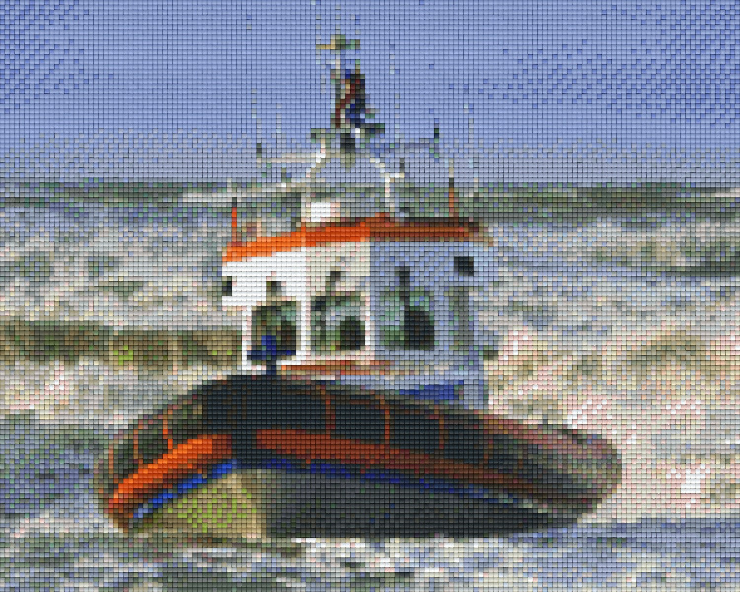 Pixelhobby Klassik Vorlage - Rettungsboot