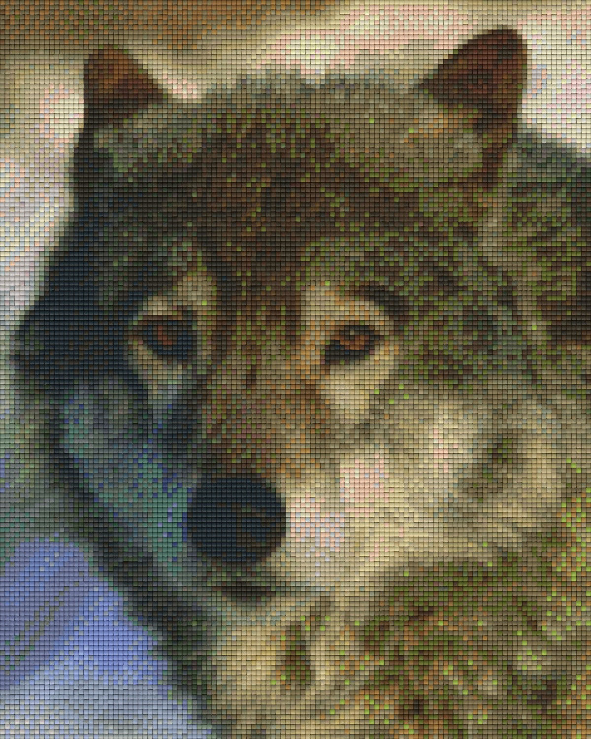 Pixelhobby Klassik Vorlage - Wolf
