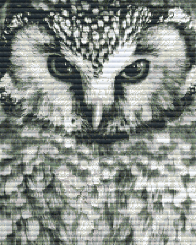 Pixelhobby Classic Set - Owl b/w