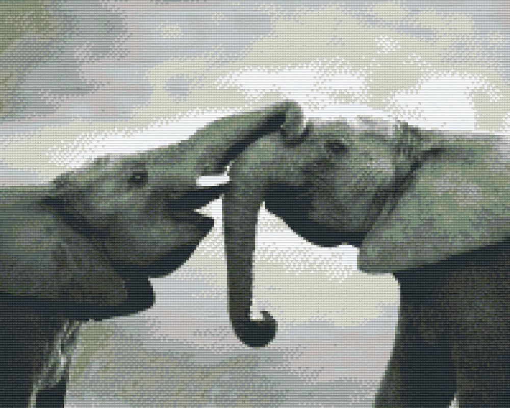 Pixelhobby Classic Set - Elephants b/w