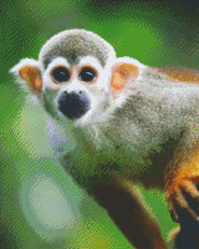 Pixelhobby Klassik Vorlage - Affe