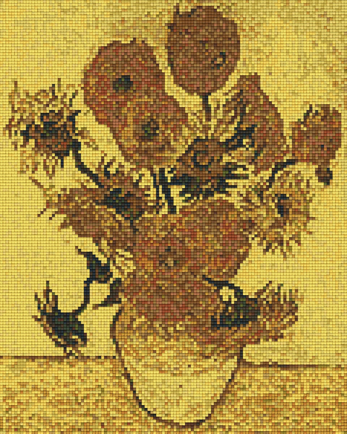 Pixelhobby Klassik Vorlage - Sonnenblumen VvG