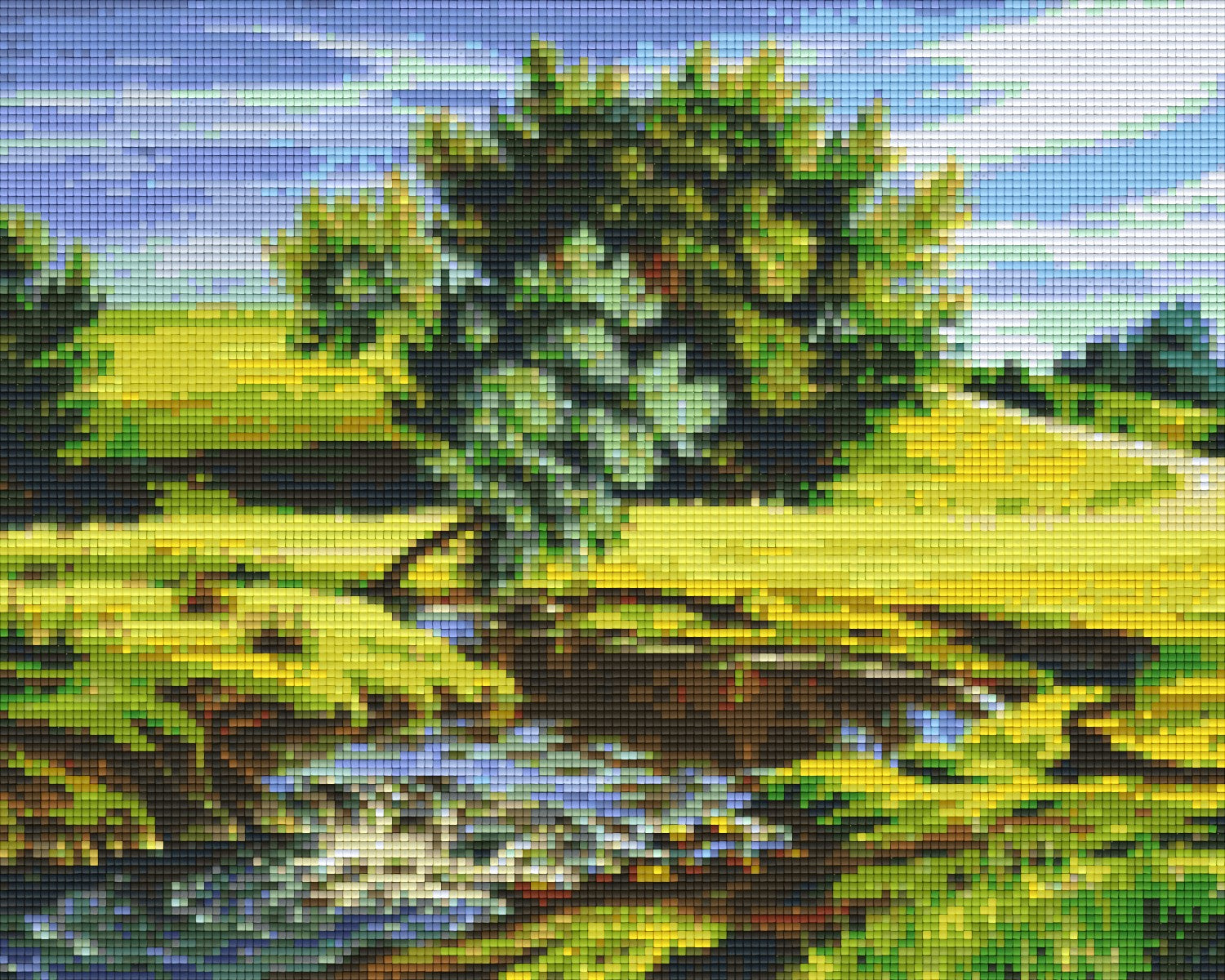 Pixelhobby Klassik Vorlage - Landschaft