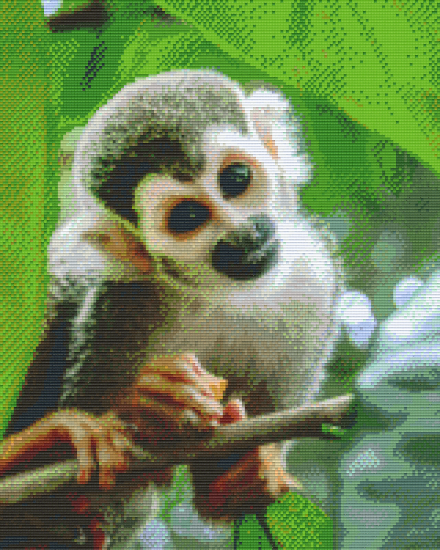 Pixelhobby Klassik Vorlage - Affe