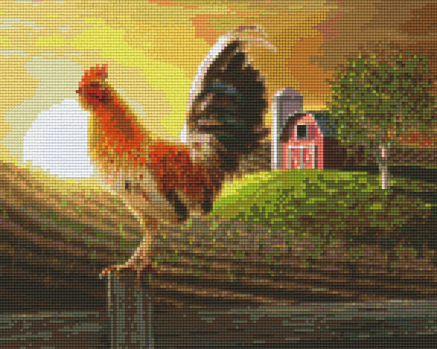 Pixelhobby Klassik Vorlage - Licht der Morgendämmerung
