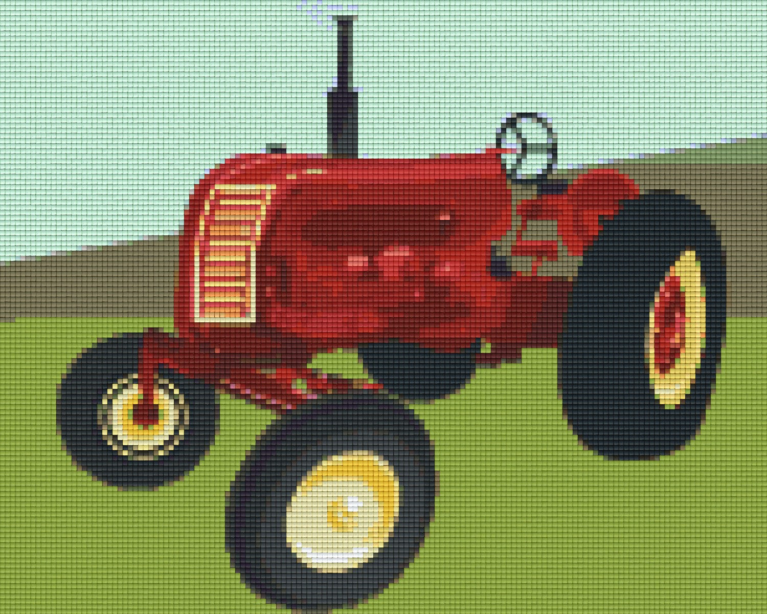 Pixelhobby Klassik Vorlage - Traktor