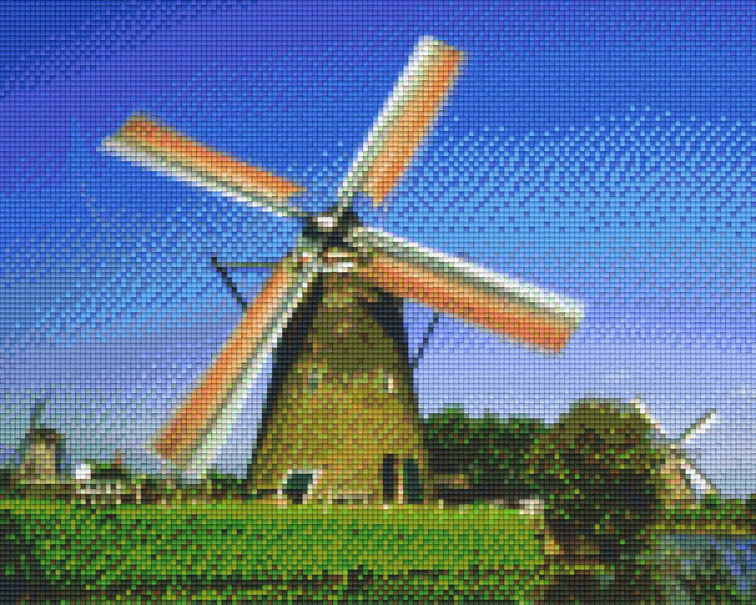 Pixelhobby Klassik Vorlage - Windmühle