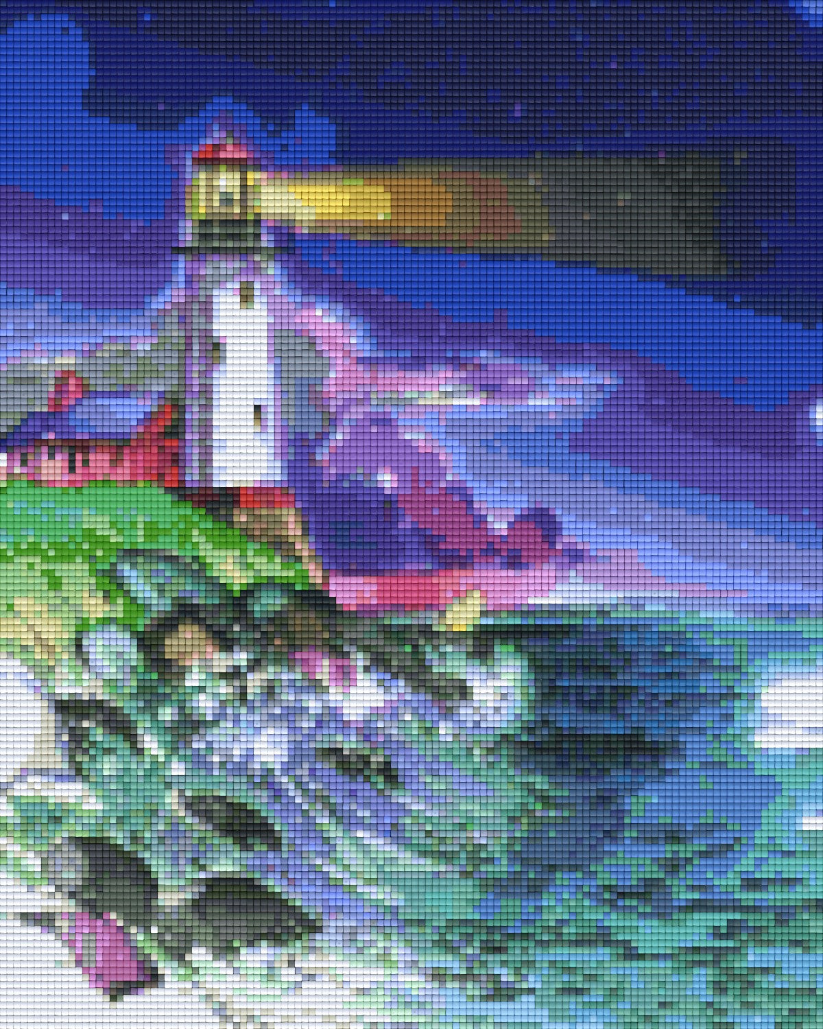 Pixelhobby Klassik Vorlage - Leuchtturm