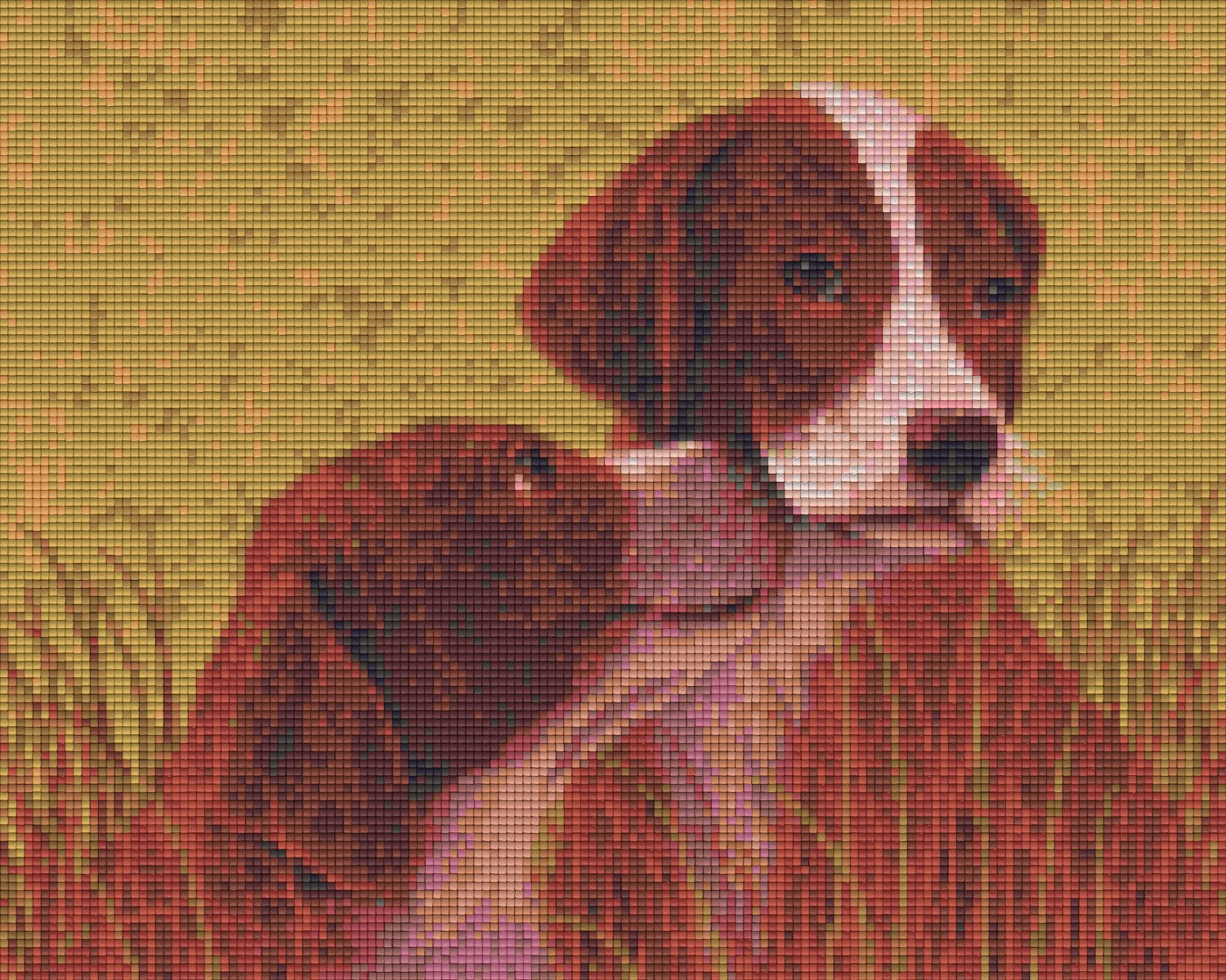 Pixelhobby Klassik Vorlage - Hundeliebe