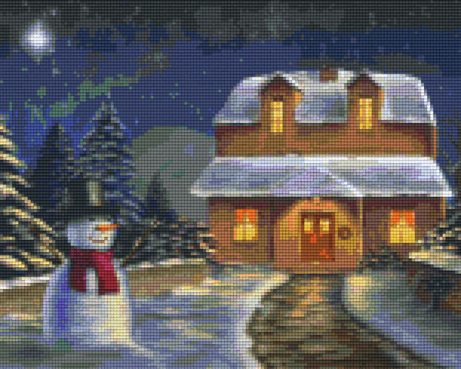 Pixelhobby Klassik Vorlage - Winter