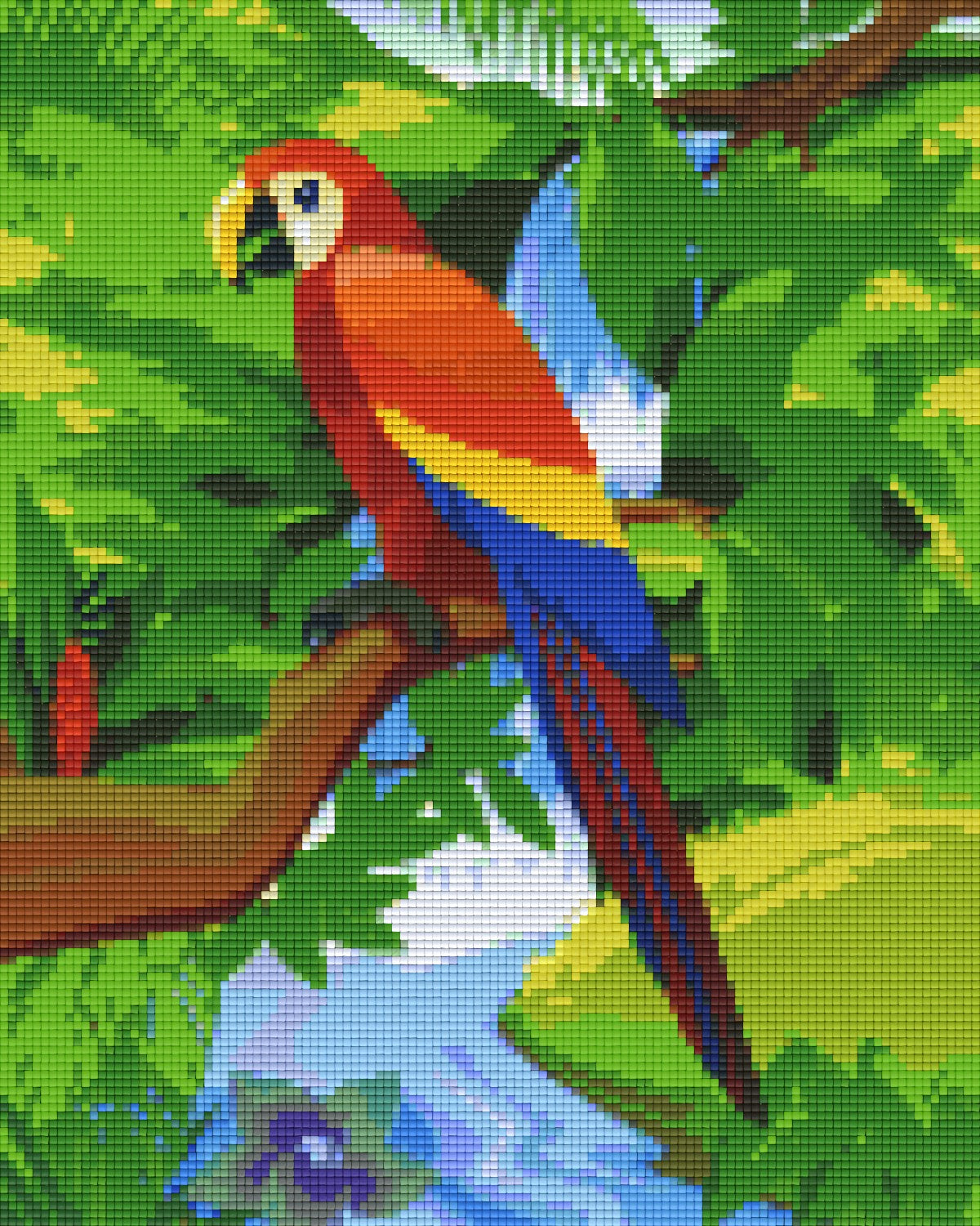 Pixelhobby Klassik Vorlage - Papagei