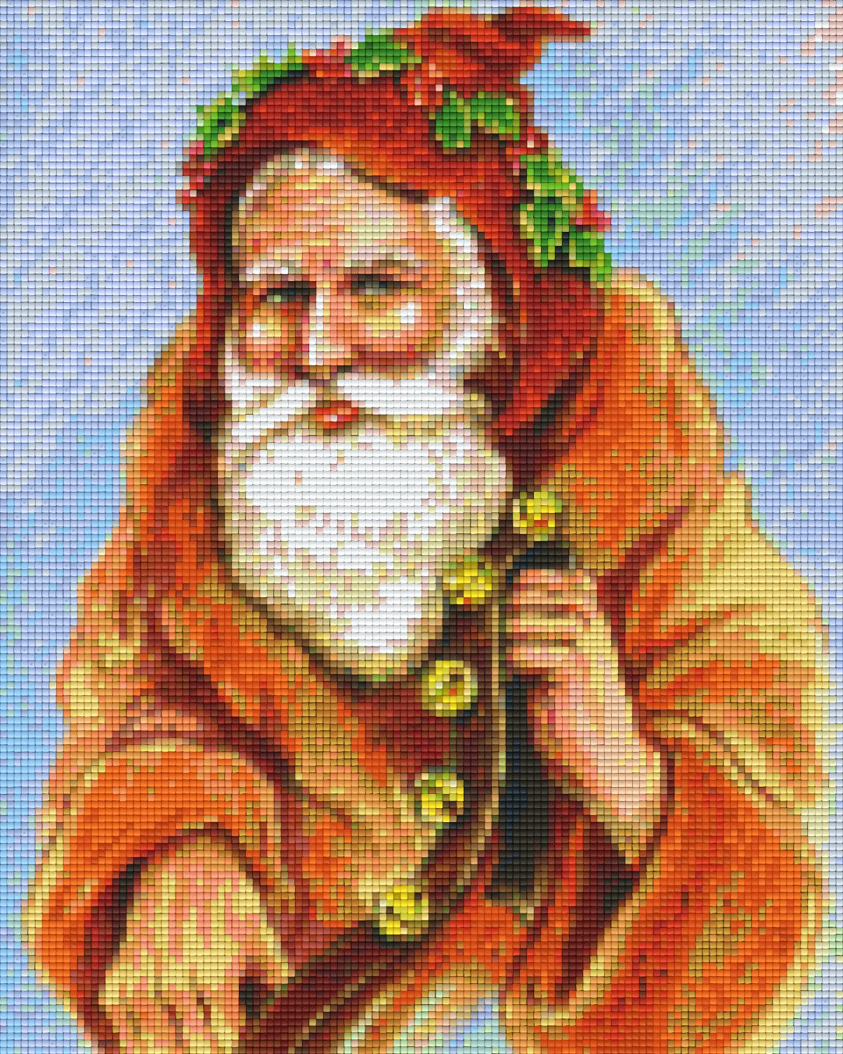 Pixelhobby Klassik Vorlage - Weihnachtsmann kommt