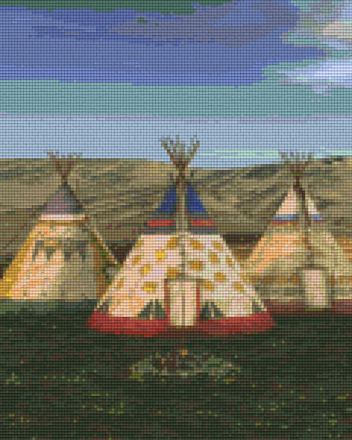 Pixelhobby Klassik Vorlage - Wigwam