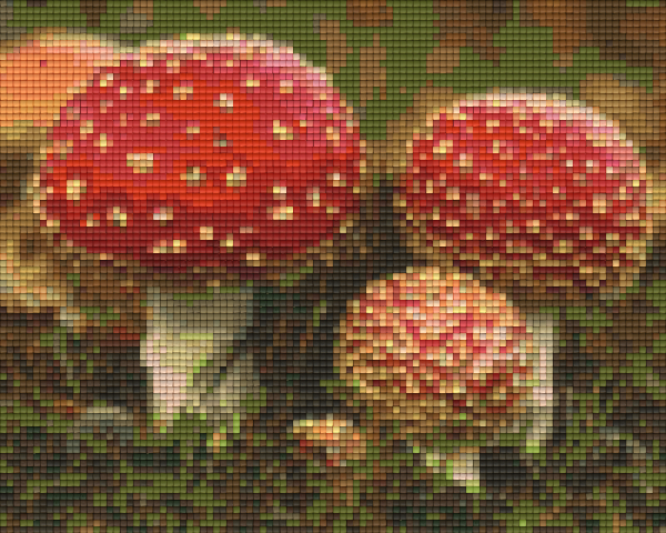 Pixelhobby Klassik Vorlage - Pilze