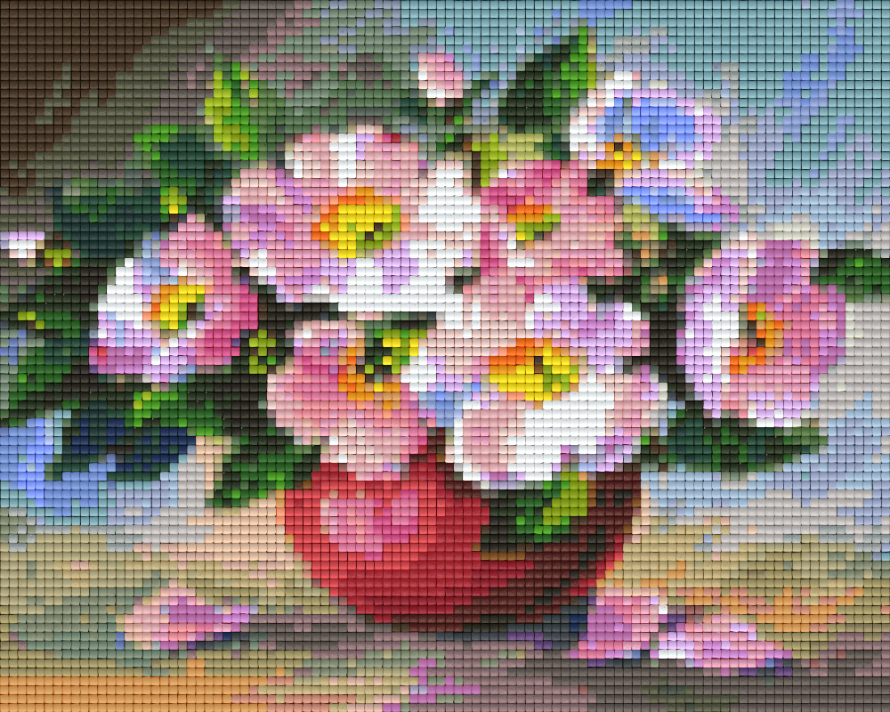 Pixelhobby Klassik Vorlage - Blumenvase