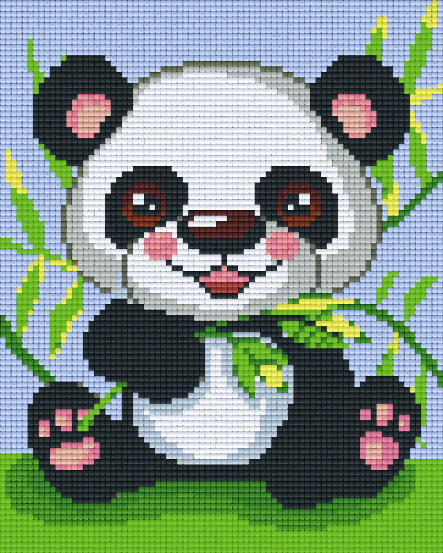 Pixelhobby Klassik Vorlage - Panda