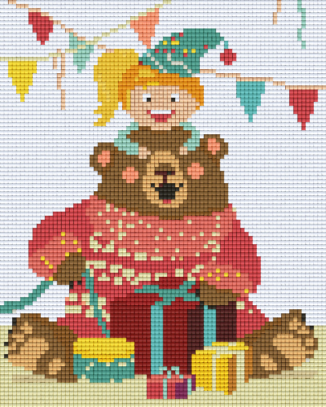 Pixel hobby classic set - bear birthday