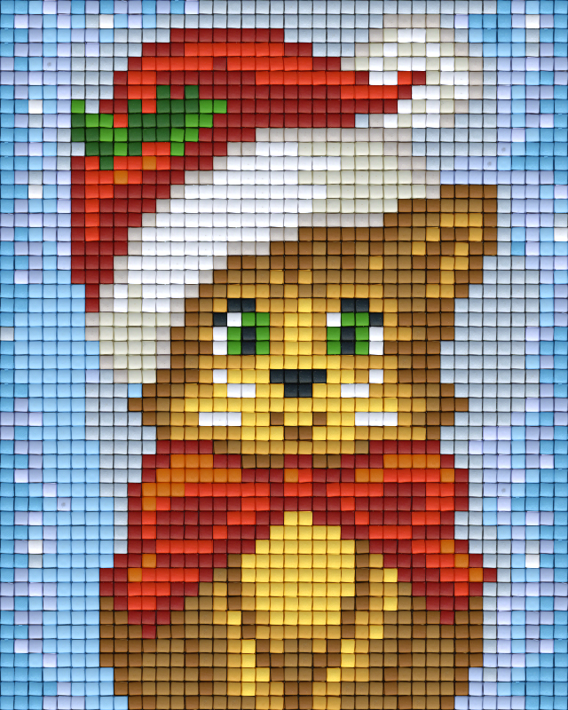 Pixelhobby Klassik Vorlage - Weihnachtskatze