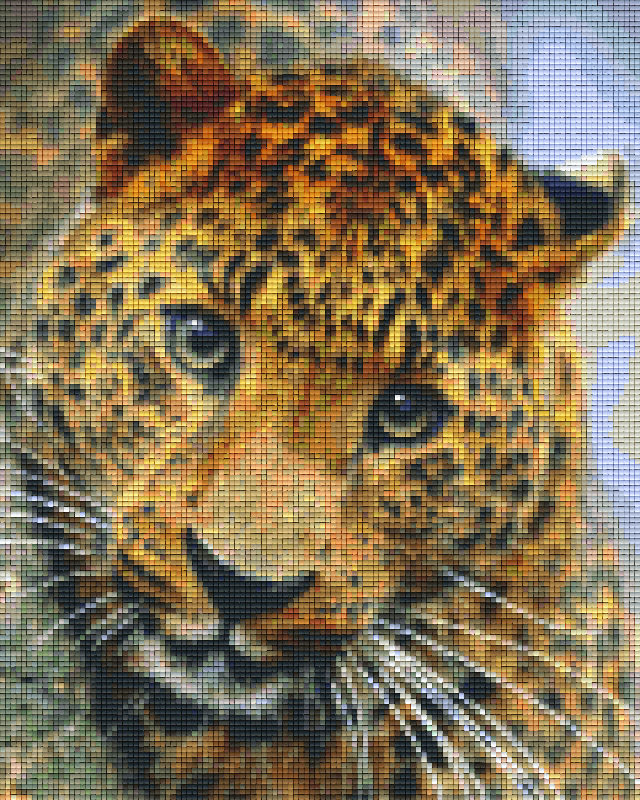 Pixelhobby Klassik Vorlage - Leopard