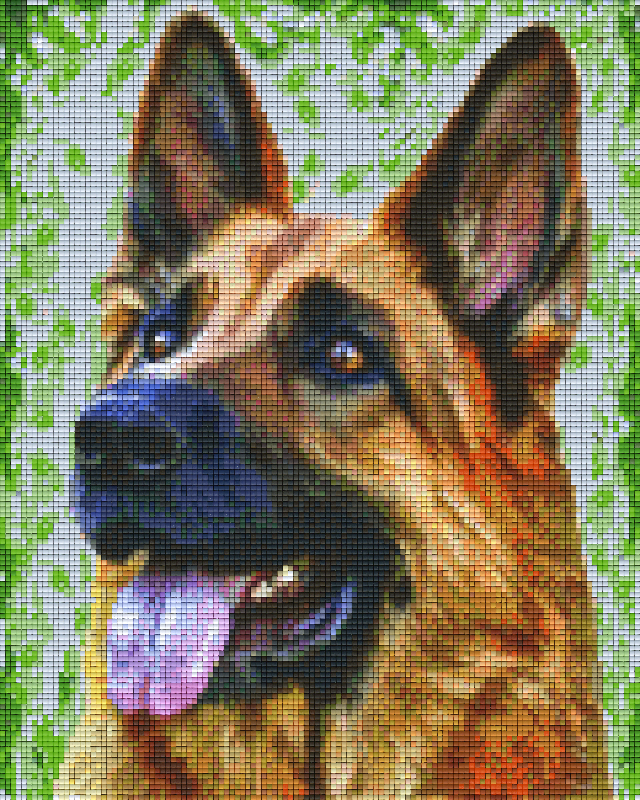 Pixelhobby Klassik Vorlage - Schäferhund