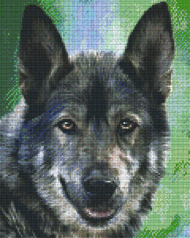 Pixelhobby Klassik Vorlage - Wolf