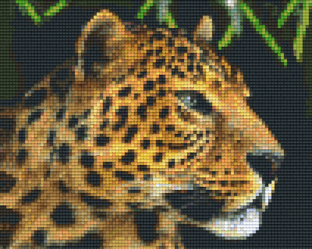 Pixelhobby Klassik Vorlage - Leopard