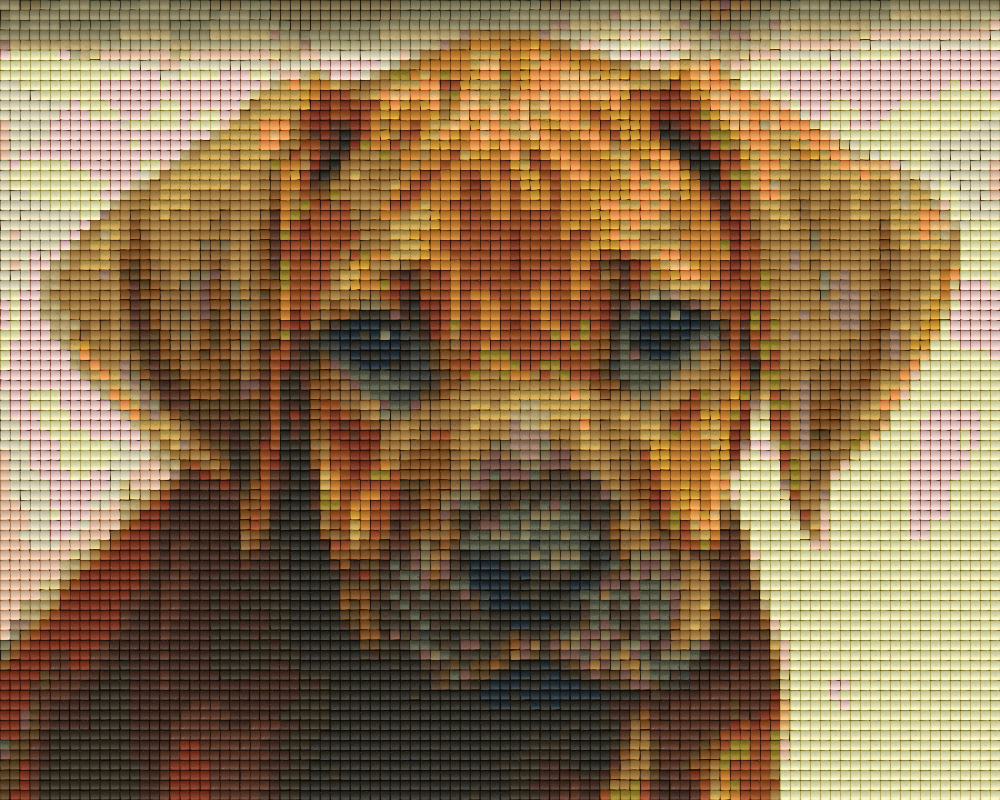 Pixelhobby Klassik Vorlage - Labrador Welpe