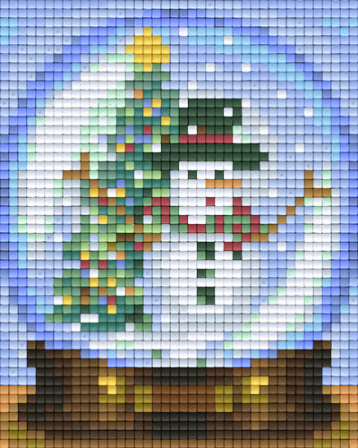 Pixelhobby Klassik Vorlage - Schneekugel