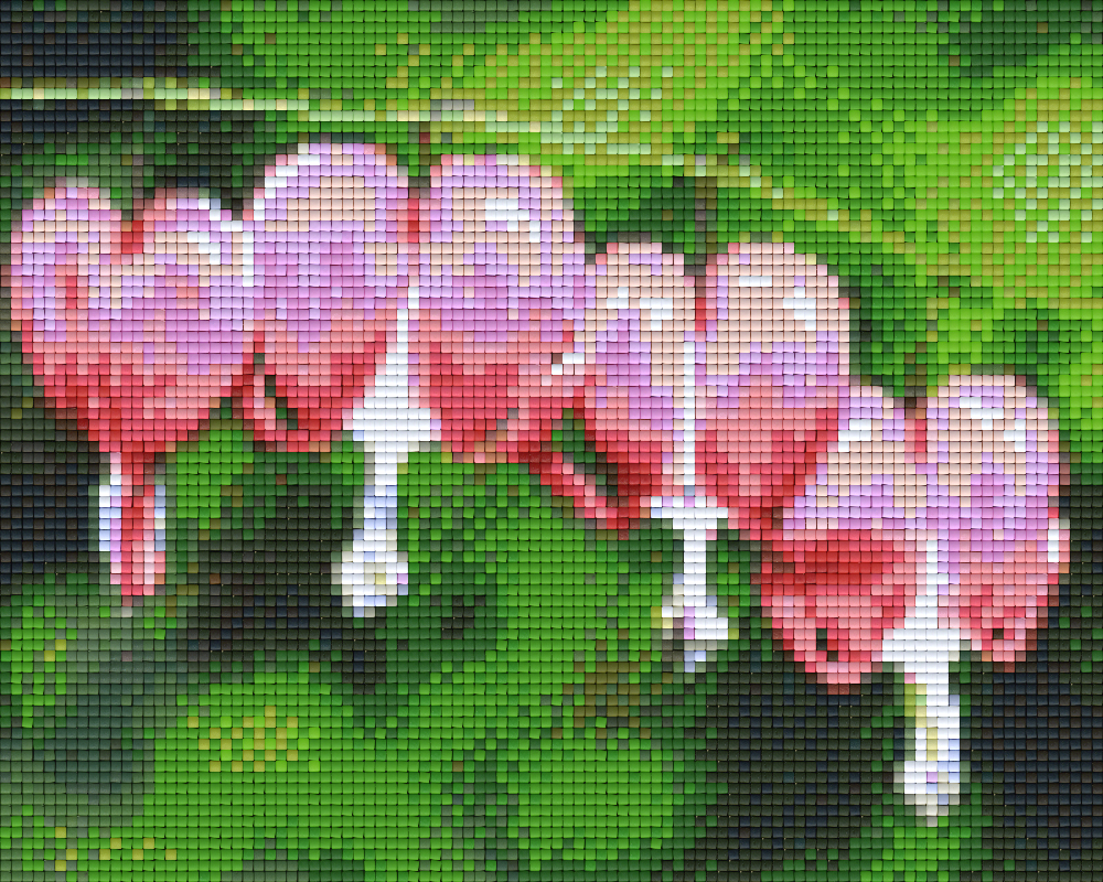 Pixelhobby Klassik Vorlage - Blumenherz