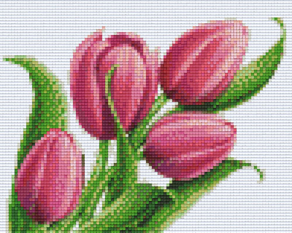 Pixelhobby Klassik Vorlage - Tulpen