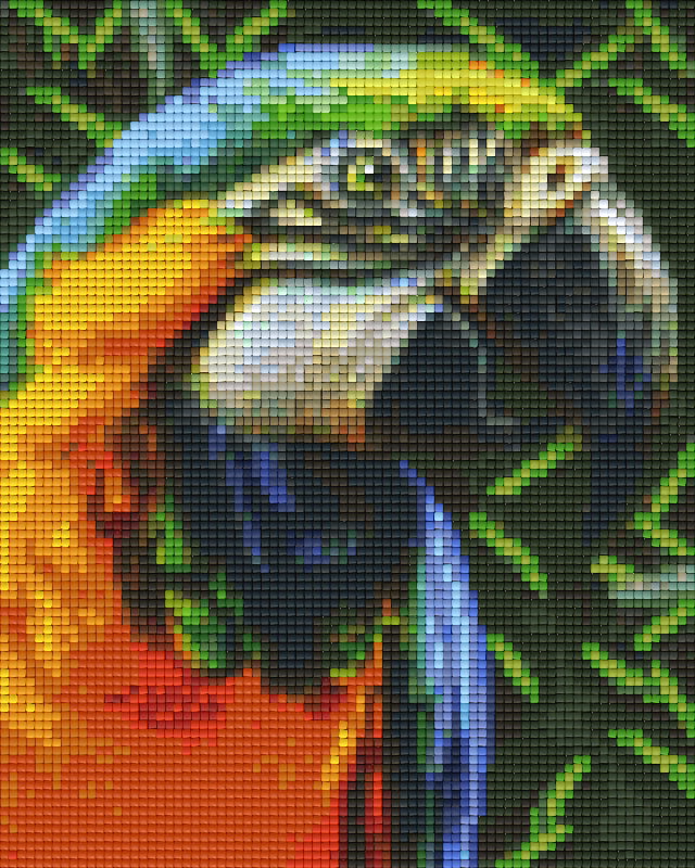 Pixelhobby Klassik Vorlage - Papagei