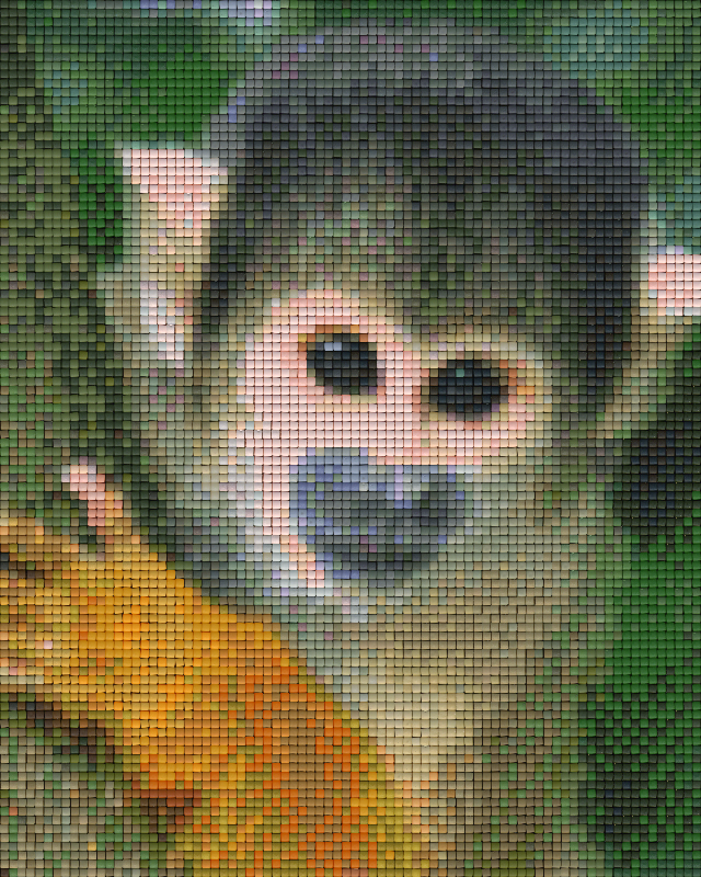 Pixelhobby Klassik Vorlage - Äffchen