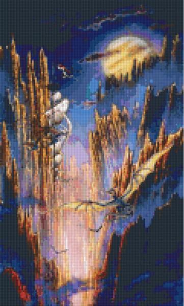 Pixelhobby Klassik Vorlage - Wolkenstadt