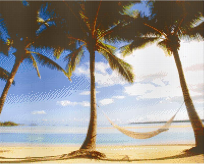 Pixelhobby Klassik Vorlage - Traum Strand